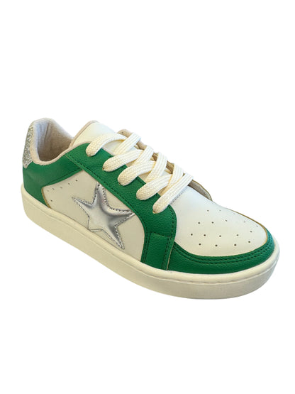 Miel 56 Green & Silver Sneakers