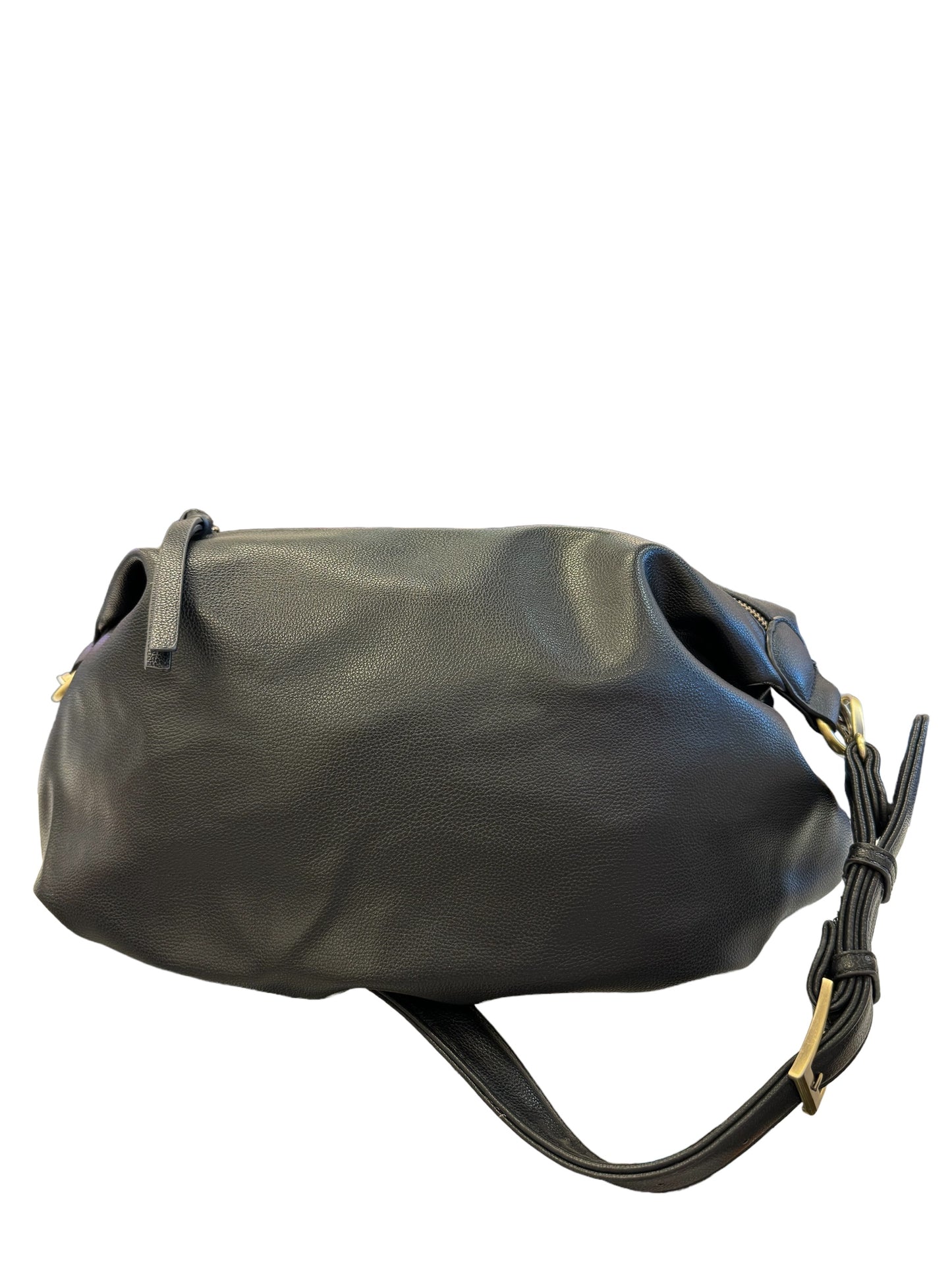 Black Suzy Convertible Hobo Handbag