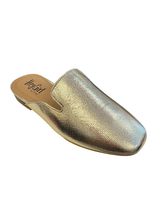 Spotlight Gold Slide Shoes