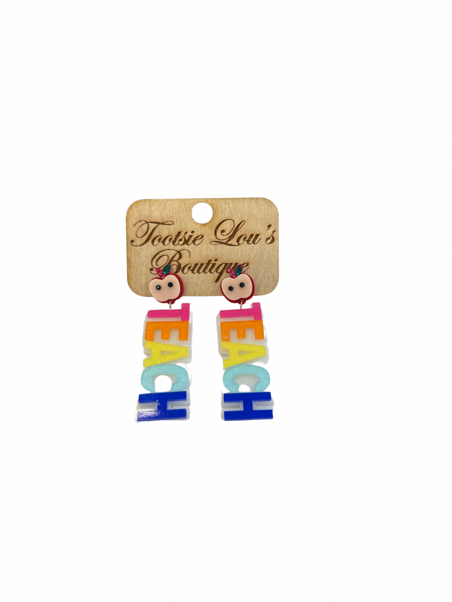 Apple Teach Earrings