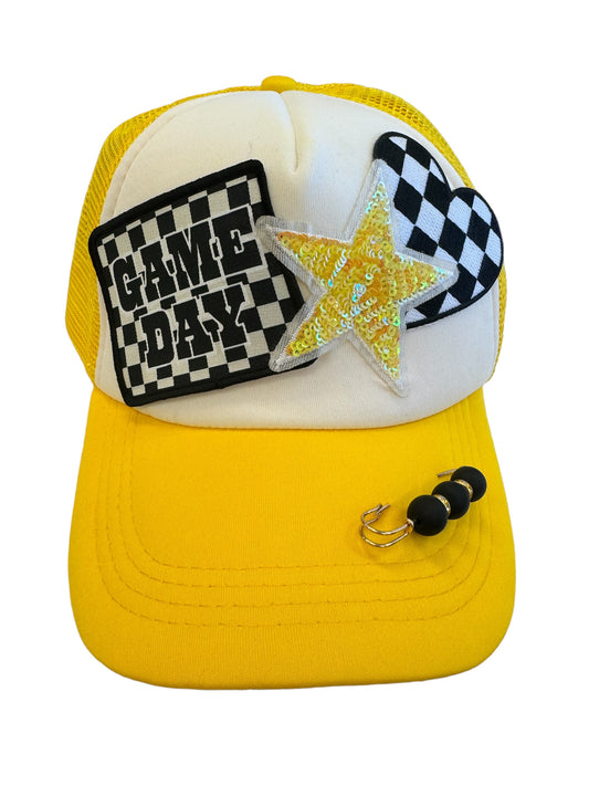 Yellow Game Day Trucker Hat