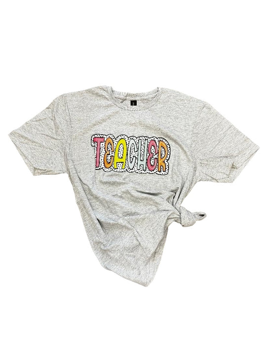 Grey Teacher Tee