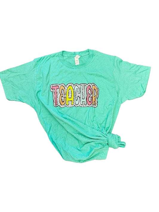 Green Teacher Tee