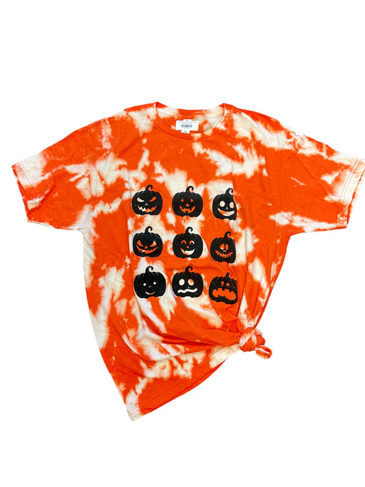 Orange Jack o'lantern Tee