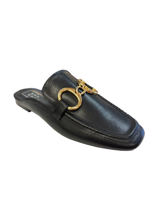 Andromeda Black Slide Shoes