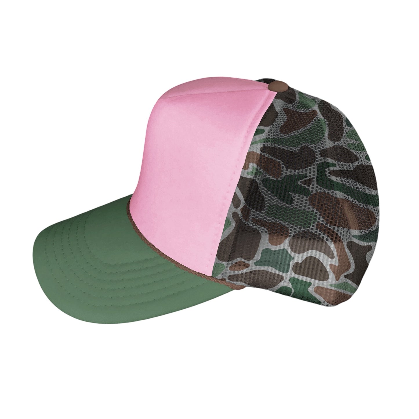 Pink Camo Mesh Trucker Hat