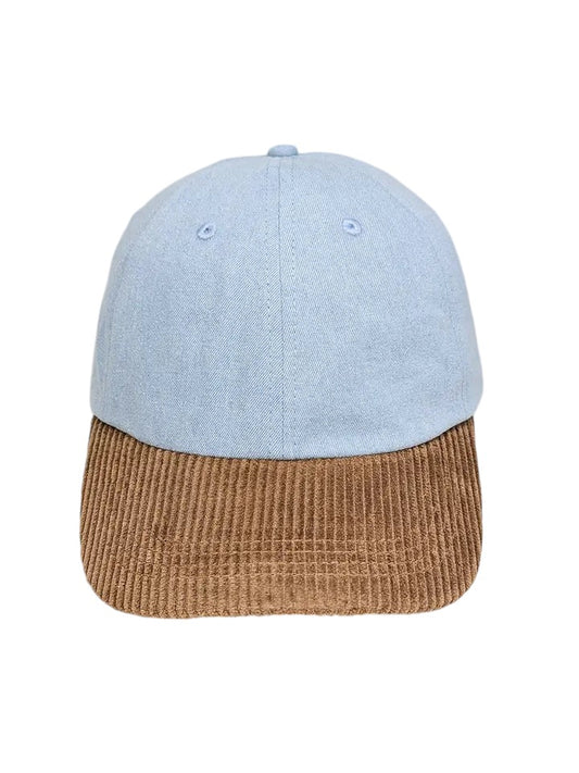 Denim & Corduroy Cap