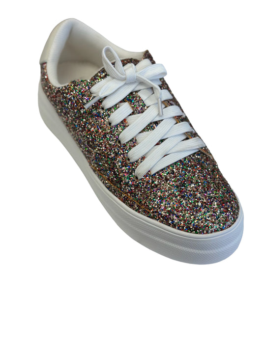 Glaring Confetti Chunky Glitter Shoes