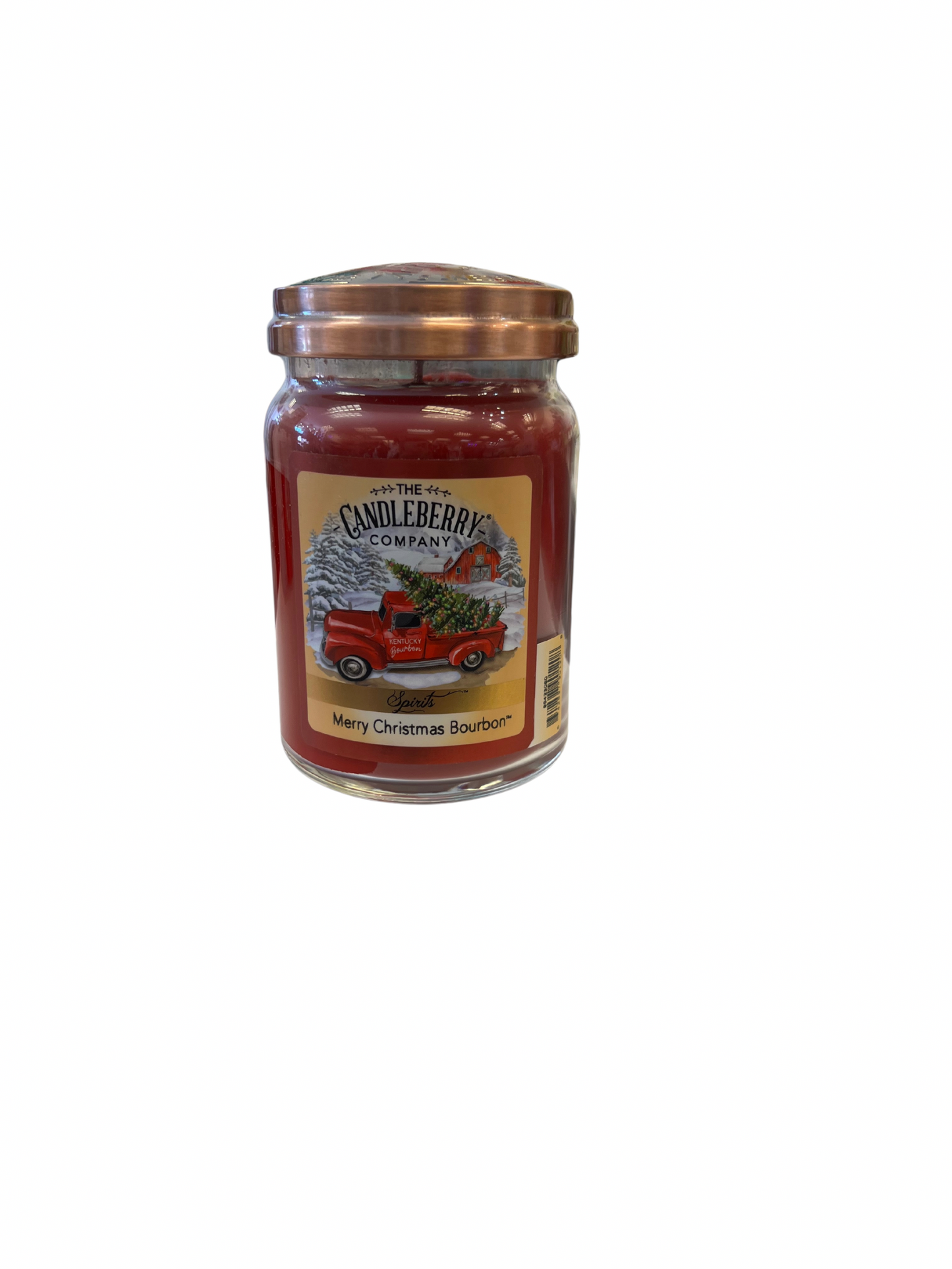 Merry Christmas Bourbon Candleberry Candle