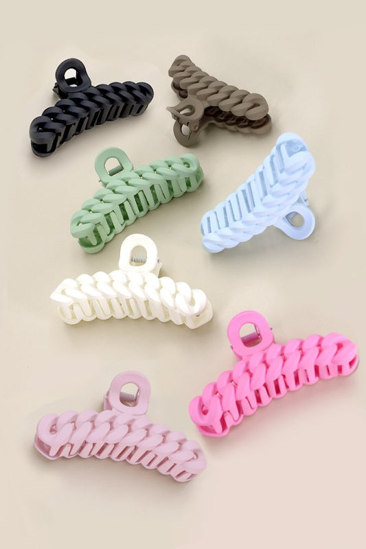 Matte Chain Hair Clip