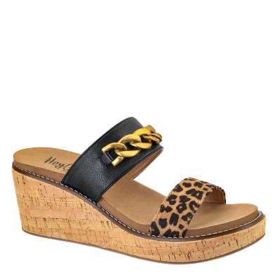 Nightcap Dark Leopard Sandals