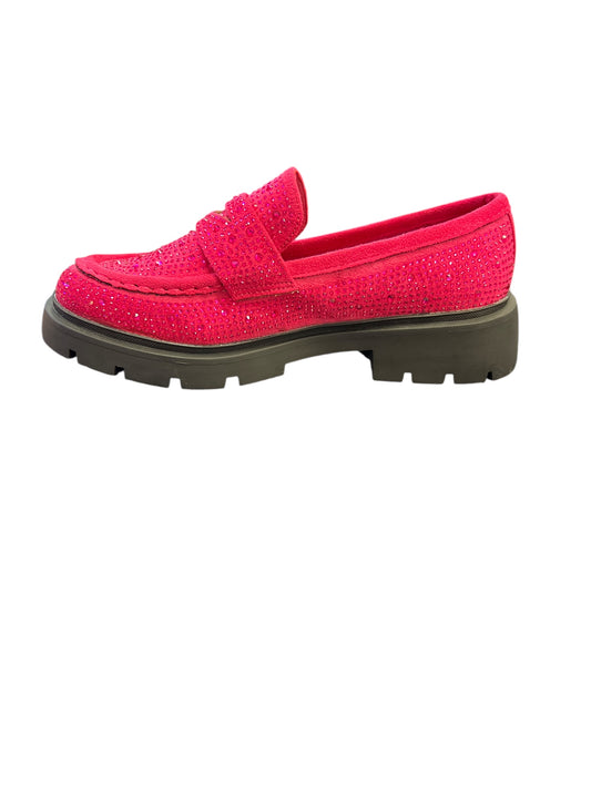 Fuchsia Sparkle Loafers