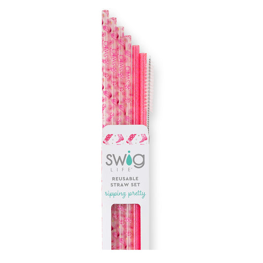 Swig Let's Go Girls Reusable Straw