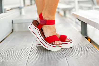 Odelia Red Sandal