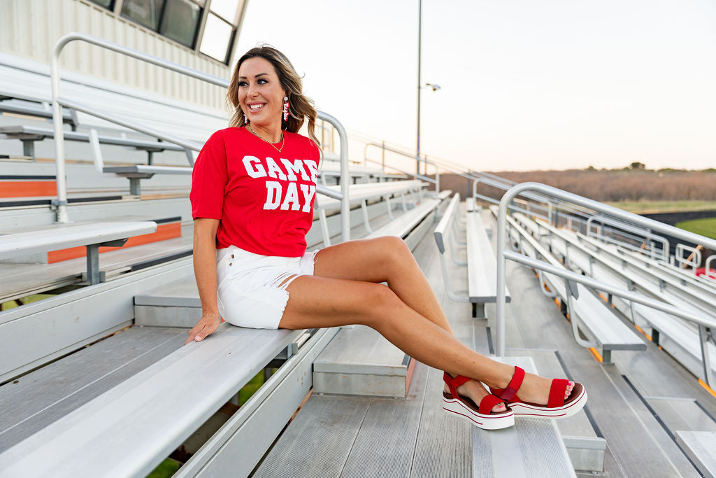 Odelia Red Sandal