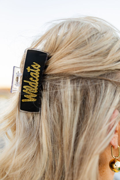 Wildcats Game Day Hair Clip