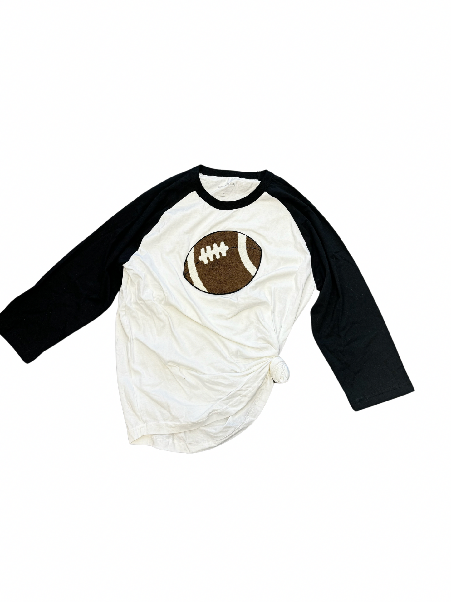 Long Sleeve Football Chenille Tee