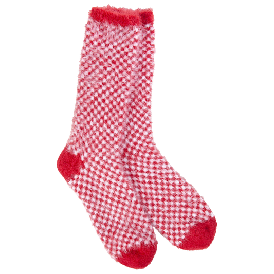 World's Softest Socks - Red Check