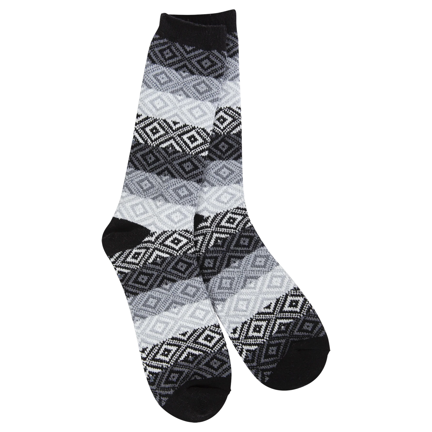 World's Softest Socks - Black Multi Sock