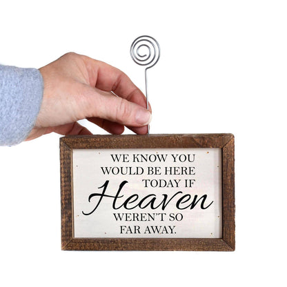 If Heaven Tabletop Picture Frame Block