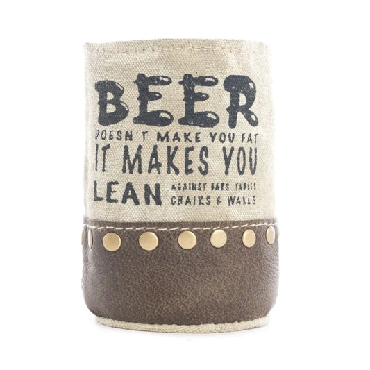 Myra Makes You Lean Beer Can Holder