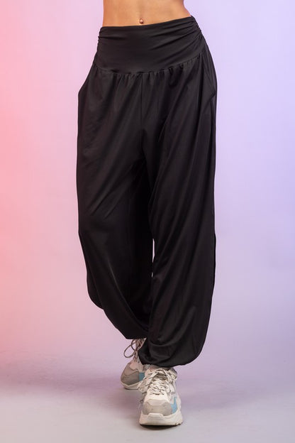 Black Hi-Waisted Joggers