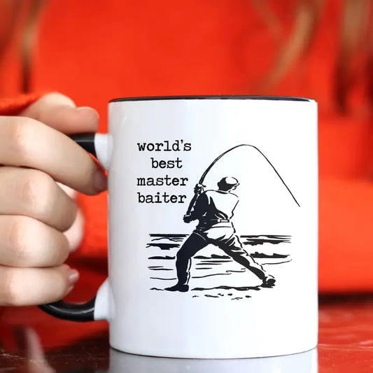 World's Best Master Baiter Coffee Mug