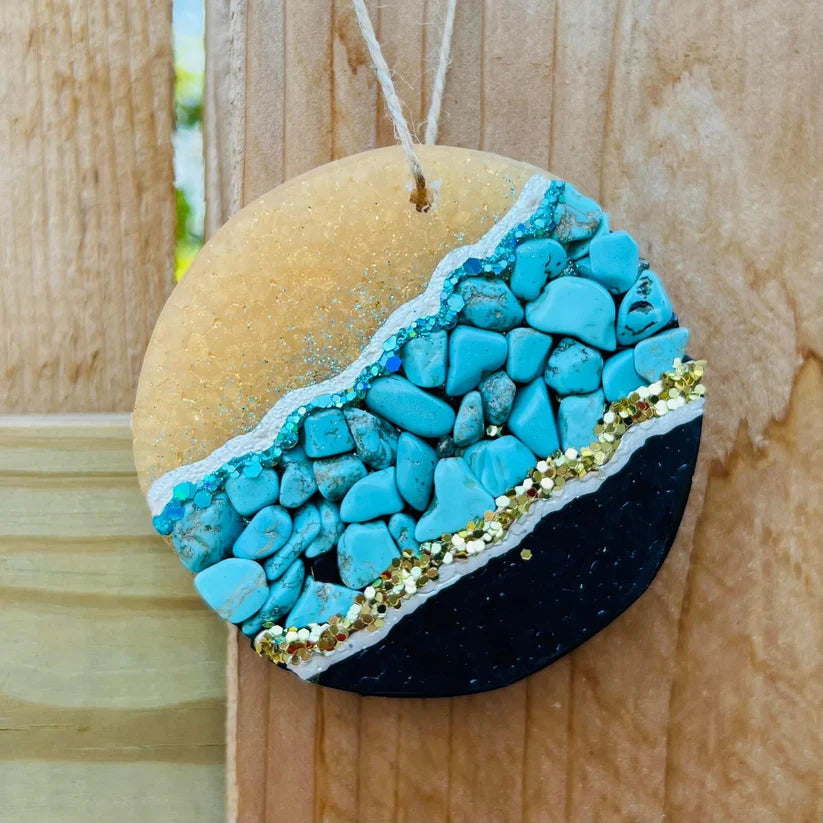 Circle Geode Car Freshener