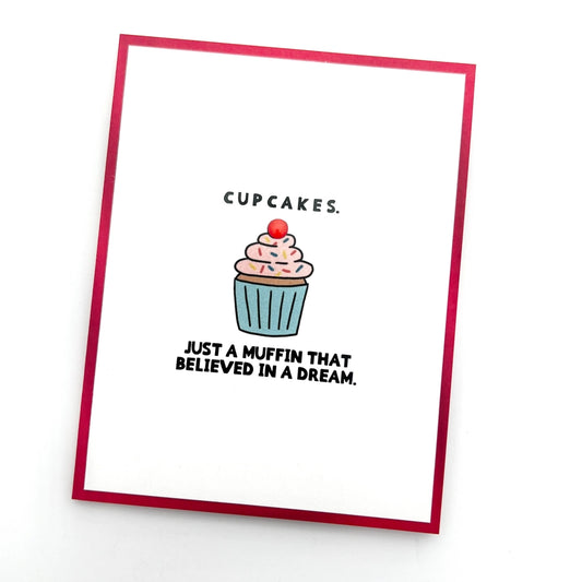 Cupcakes Motivational Card