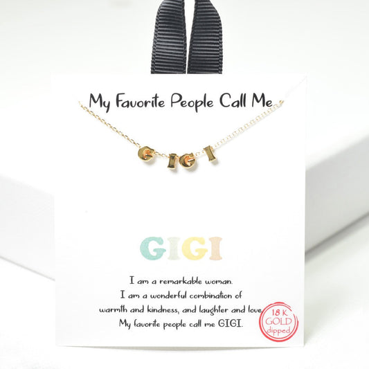 Gigi Charm Necklace
