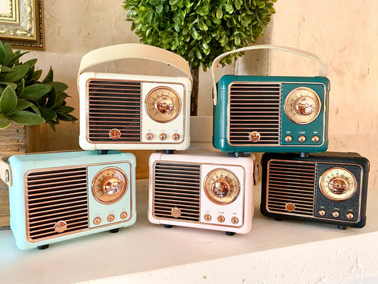 Vintage Radio Bluetooth Speakers