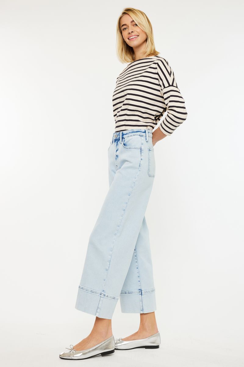 KanCan Light Wash Wide Leg Jeans