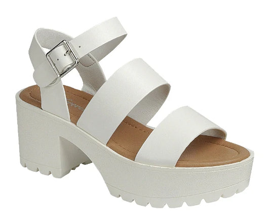 Kira 25 White Sandals