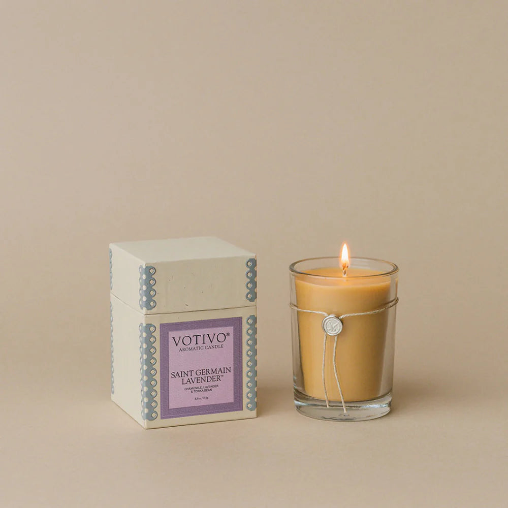 Votivo 6.8oz Aromatic Candle-Saint Germain Lavender