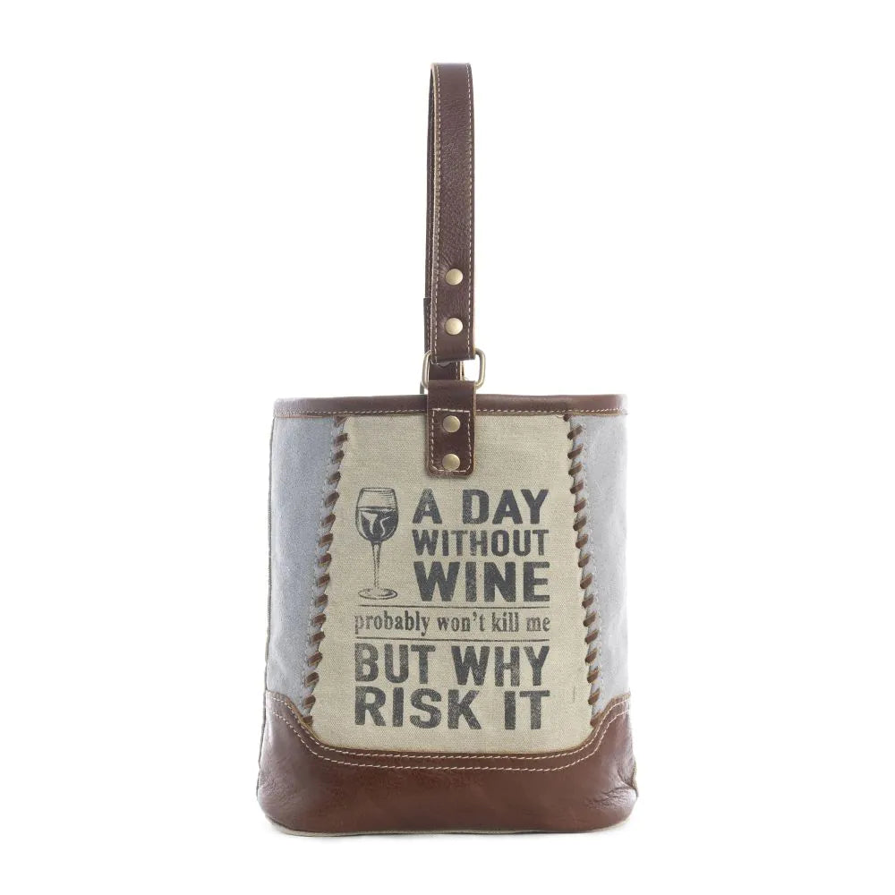 Myra Why Risk It Double Wine Bag