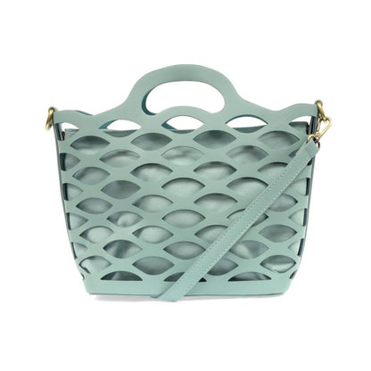 Turquoise River Laser Cut Tote Bag