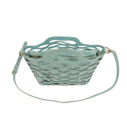 Turquoise River Laser Cut Tote Bag