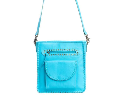 Myra Ninnekah Sky Blue Leather Bag