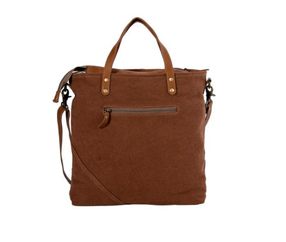 Concho Ranch Trail Canvas & Hairon Bag