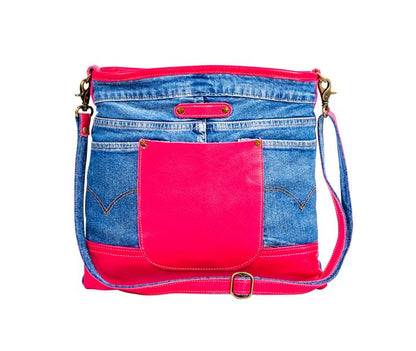 Charley Denim Shoulder Bag