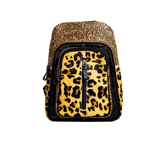 Jaguar Trail Hand-tooled Fanny Pack Bag