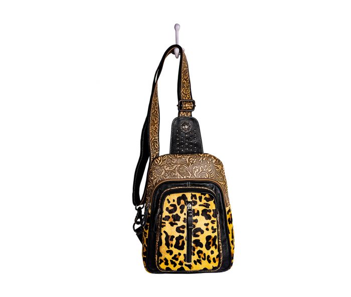 Jaguar Trail Hand-tooled Fanny Pack Bag