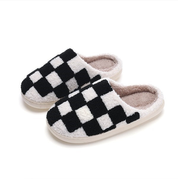 Checkered Slippers