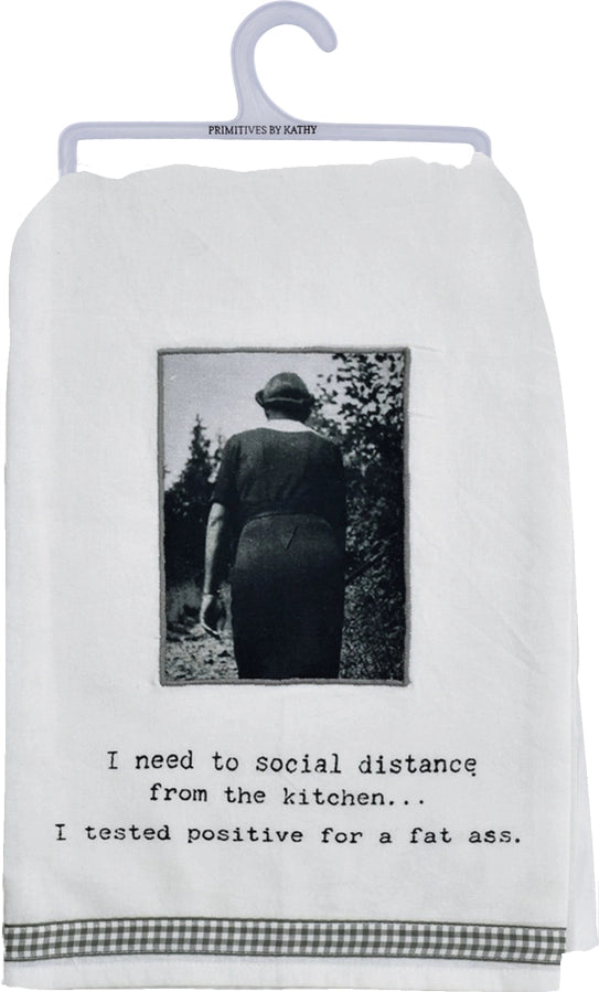 Social Distance From Kitchen Tea Towel