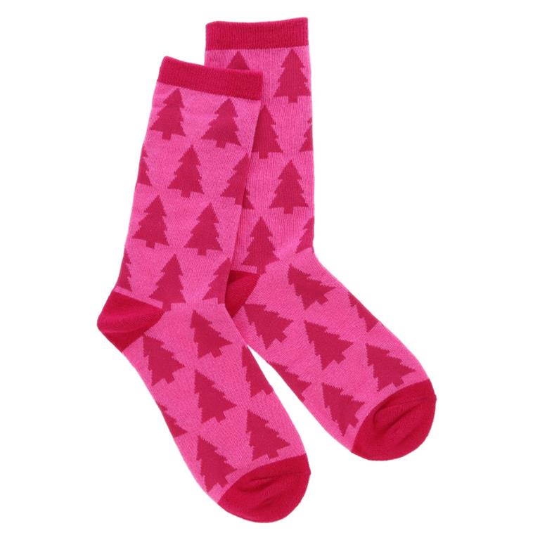 Dreaming Of A Pink Christmas Socks