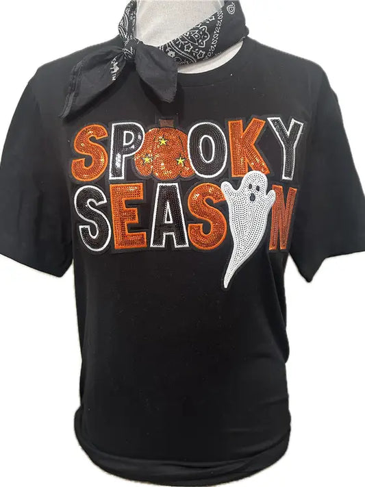 Sequin Spooky Season Tee