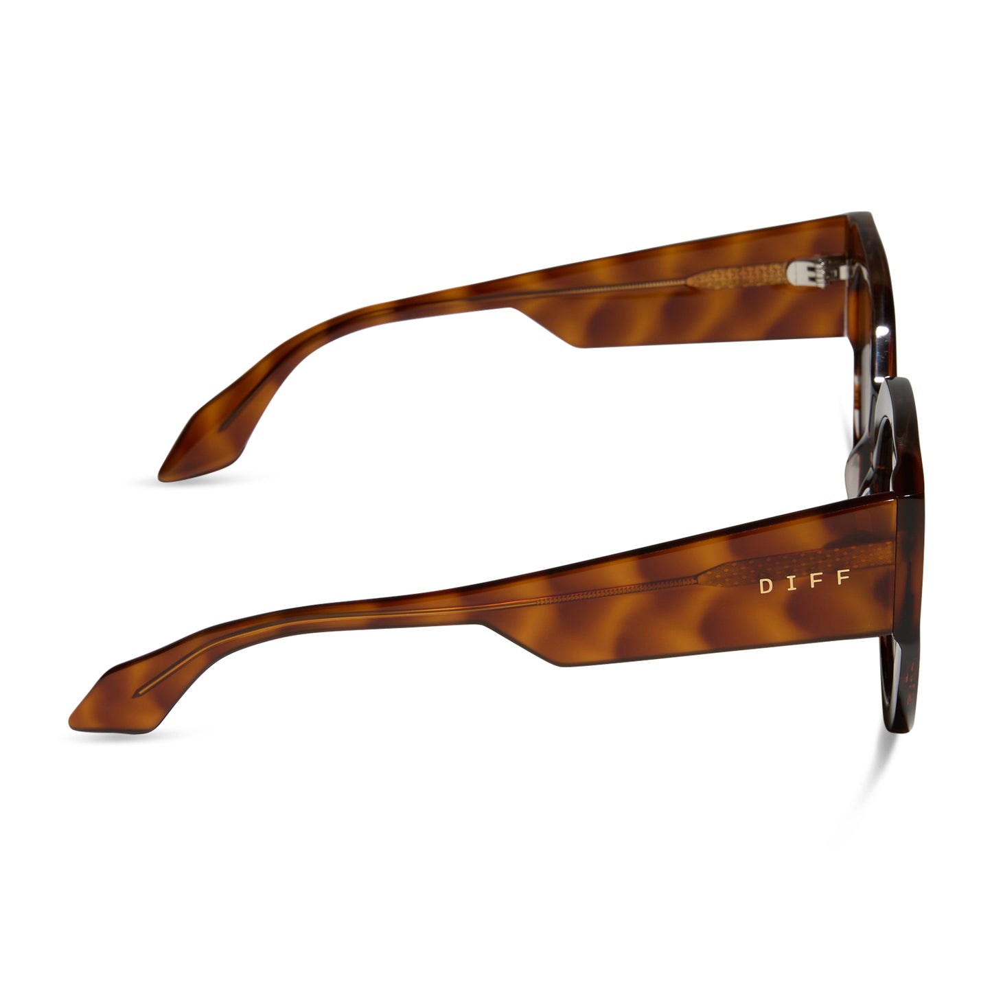 DIFF Ivy Sequoia Tortoise + Brown Gradient Sunglasses