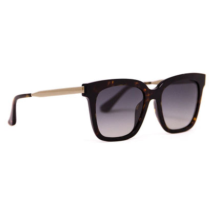 DIFF Bella- Amber Tortoise + Steel Gradient Polarized Sunglasses