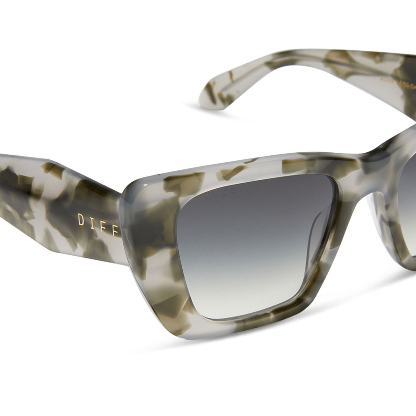 DIFF Aura Kombu + Grey Gradient Sunglasses