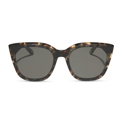 DIFF Gjelina Espresso Tortoise + Grey Sunglasses